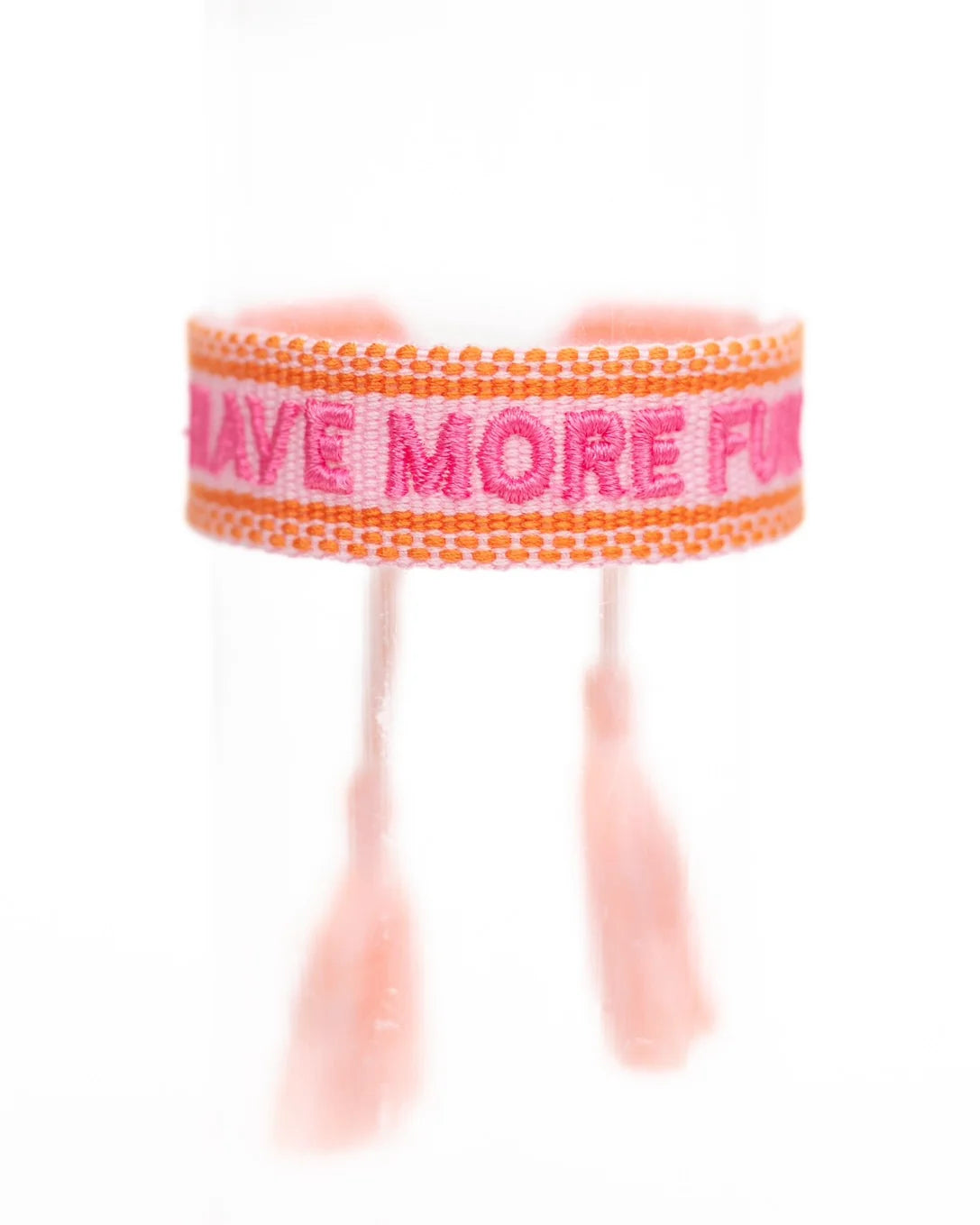 have more fun tassel bracelet