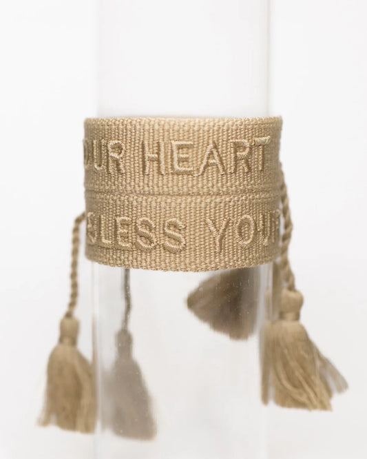 bless your heart tassel bracelet