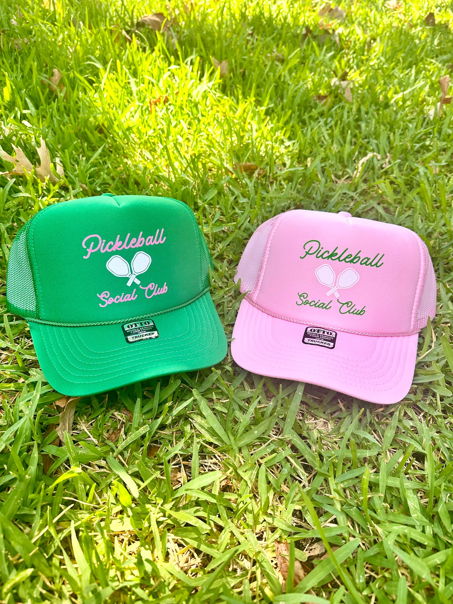 pickleball social club trucker hat