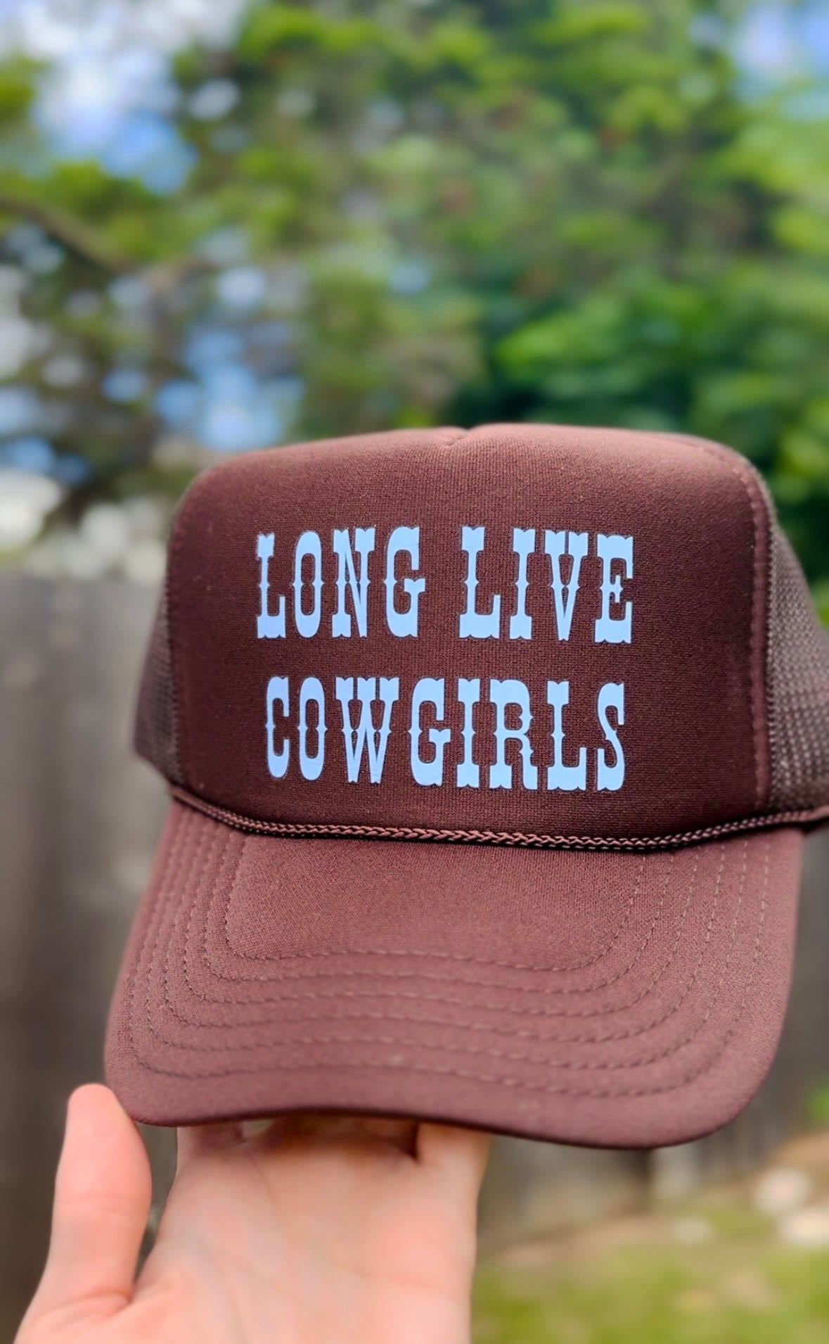 long live cowgirls trucker hat